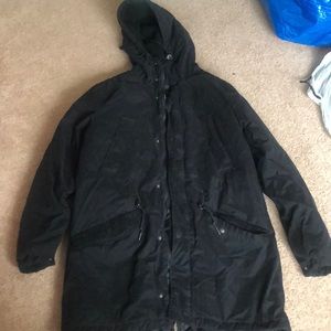 H&M Mens Black Coat